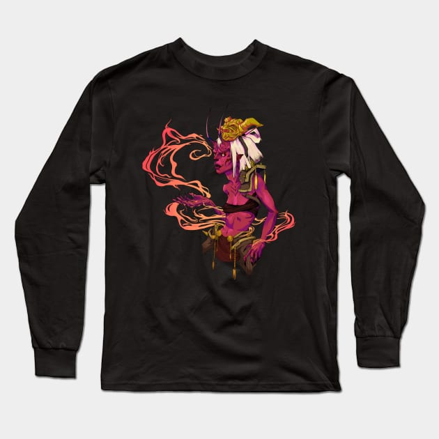 Firestarter - Demon Long Sleeve T-Shirt by Lucy G 